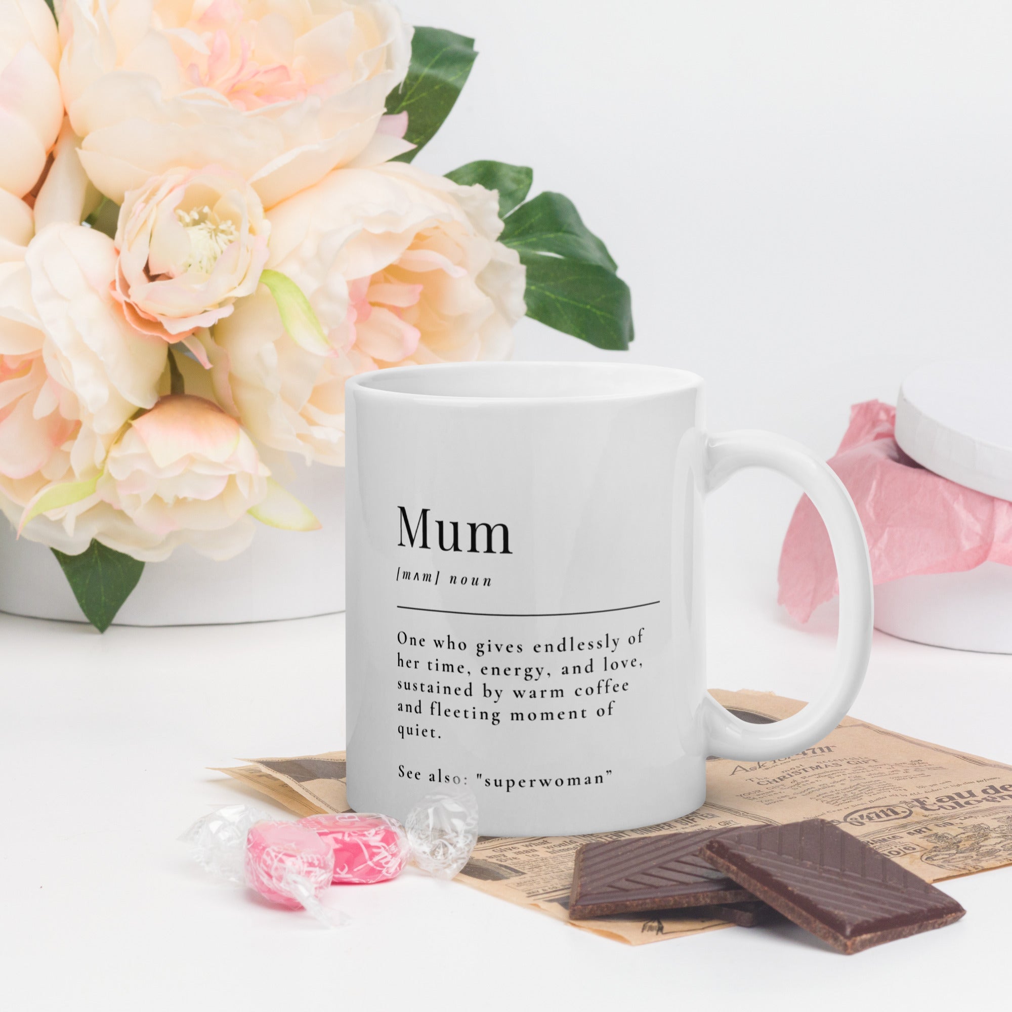 Luxury Mum Definition Mug-Modern Minimalist Design