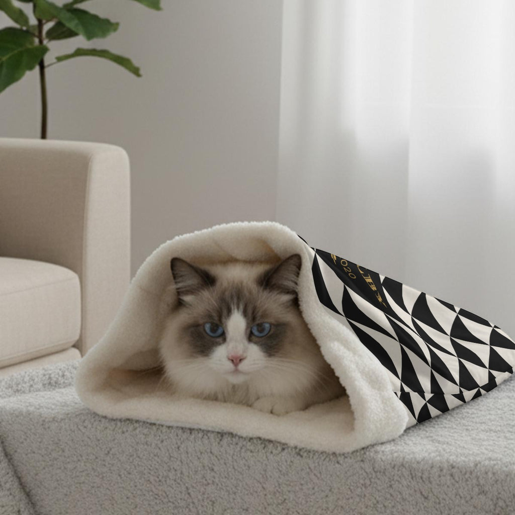 Personalised Double-Layer Pet Sleeping Bag-Custom Name & Est Year