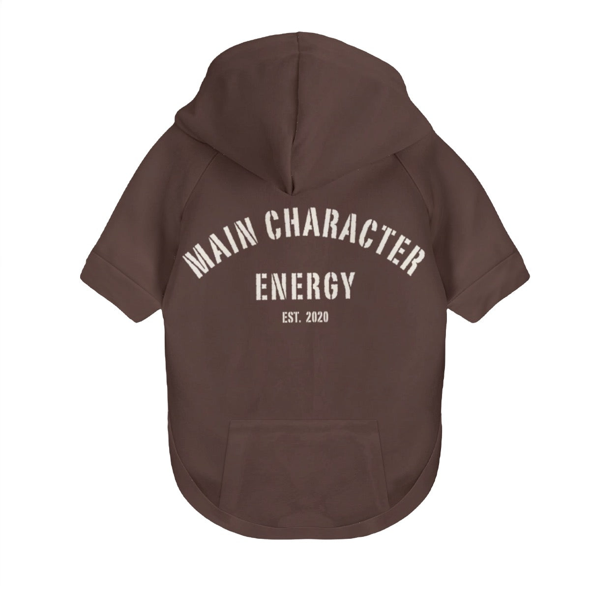 Main Character Energy Dog Pullover Hoodie-Custom EST Year